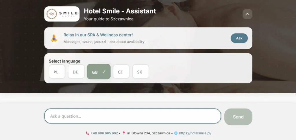 Hotel Smile Assistant