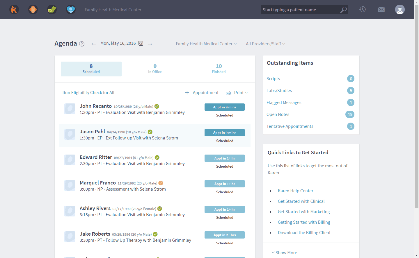 Kareo Clinical app