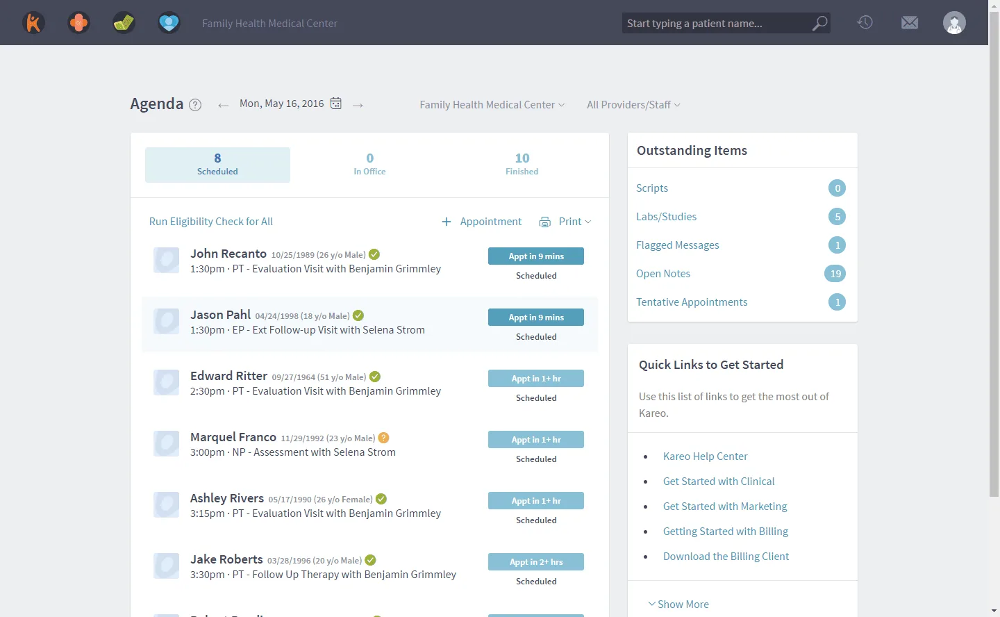 Kareo Clinical app