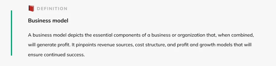 business-model-definition