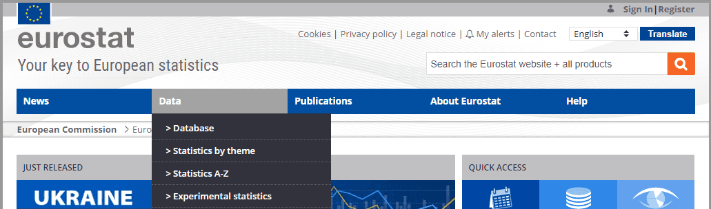 eurostat secondary research