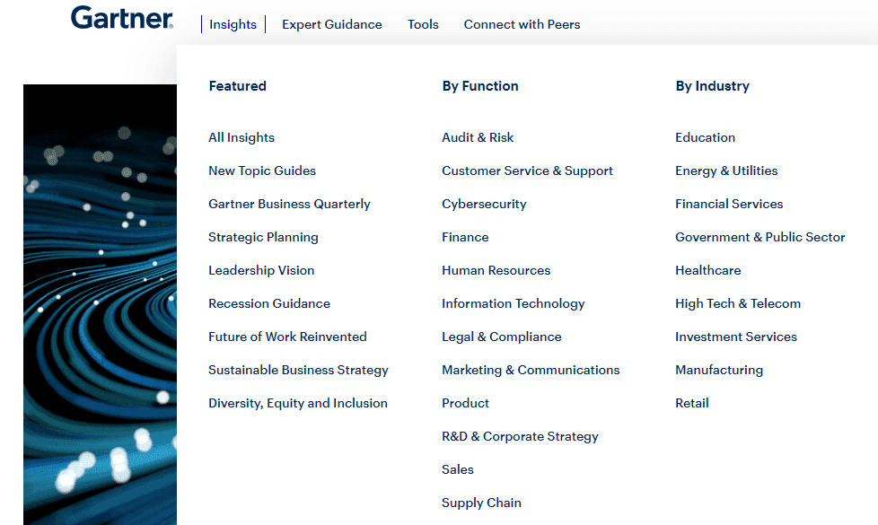 desk research Gartner