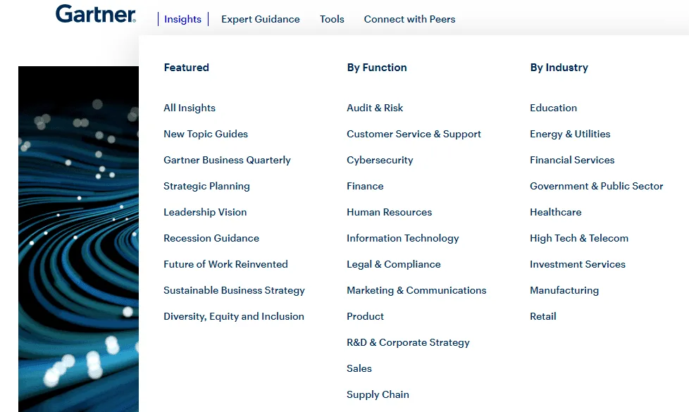 desk research Gartner
