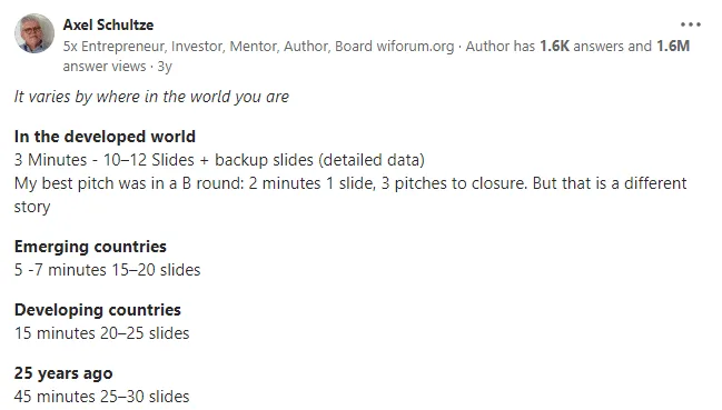 quora pitch deck tips