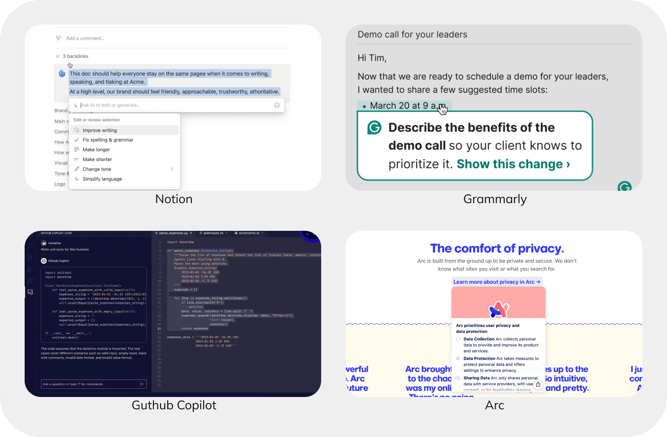 Common-patterns-in-AI-products-User-Input-Selecting-existing-content