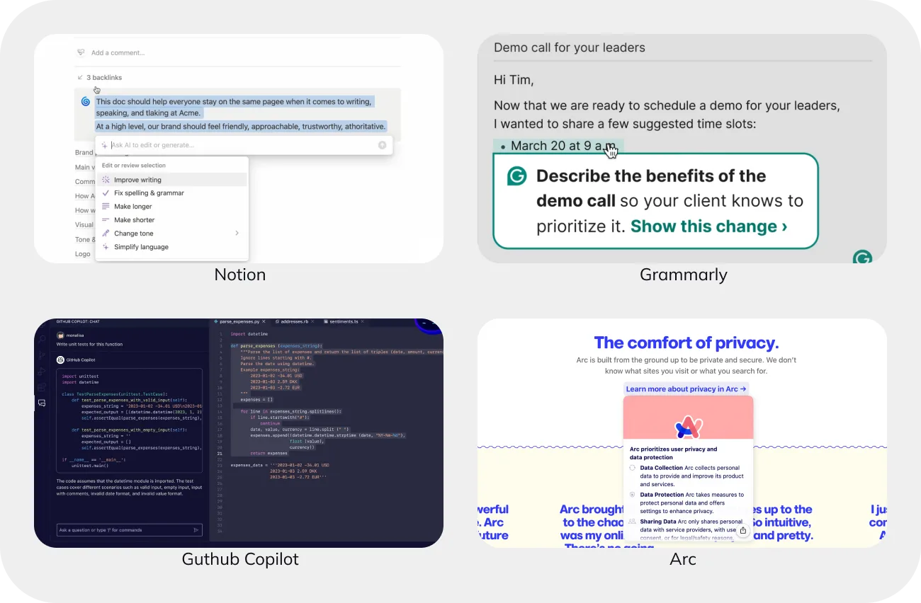 Common-patterns-in-AI-products-User-Input-Selecting-existing-content