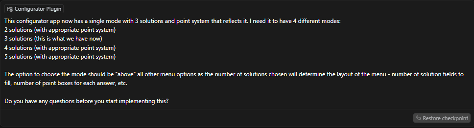 cursor - multiple modes prompt