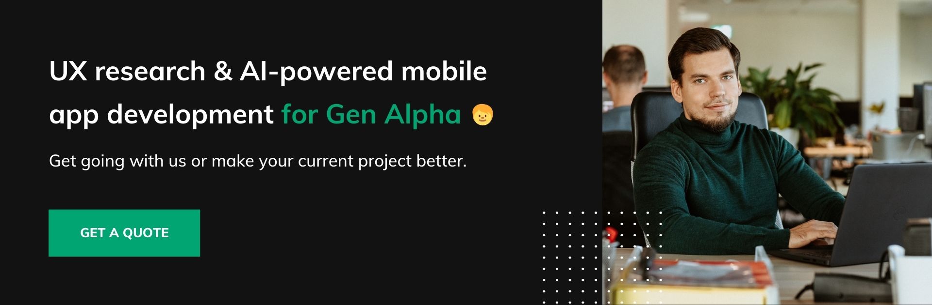 UX research & AI-powered mobile app development for Gen Alpha 🧒
