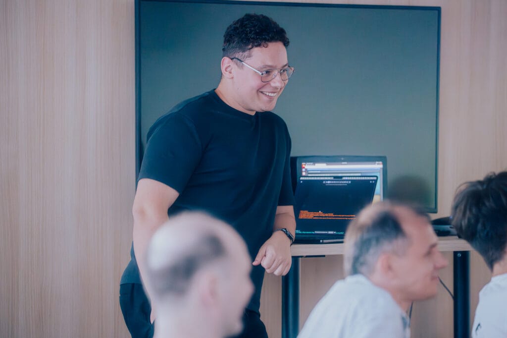 Sebastian at AI wworkshops