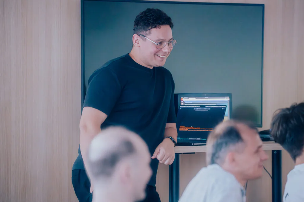 Sebastian at AI wworkshops