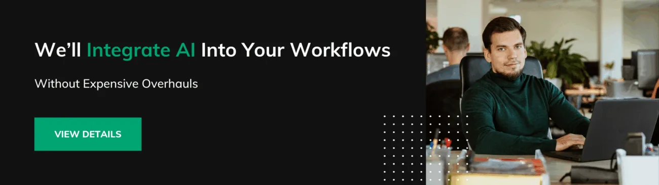 AI Integration services banner