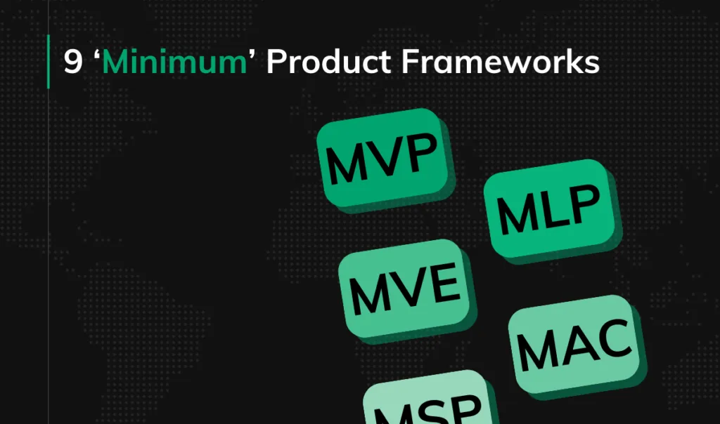 9 ‘Minimum’ Product Frameworks for 2026 Explained (MVP, MLP, MMP, MAC…)