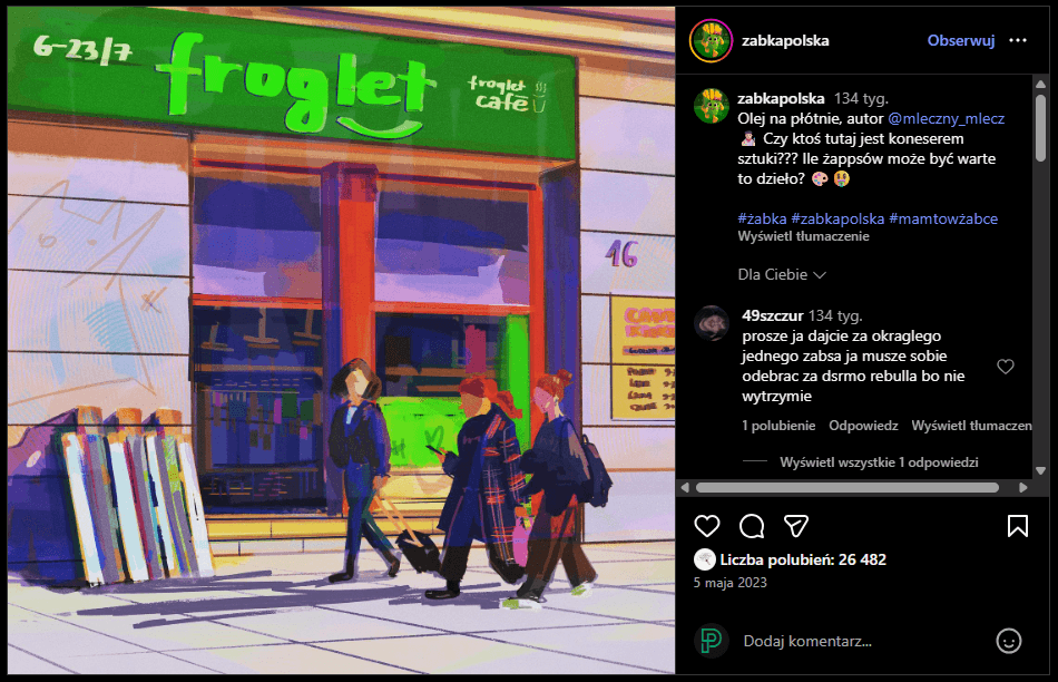 froglet mleczny mlecz