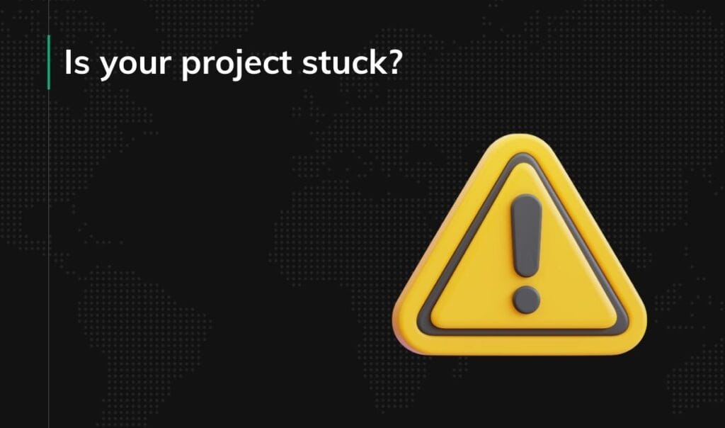 Is your project stuck. How to safely change software house article cover