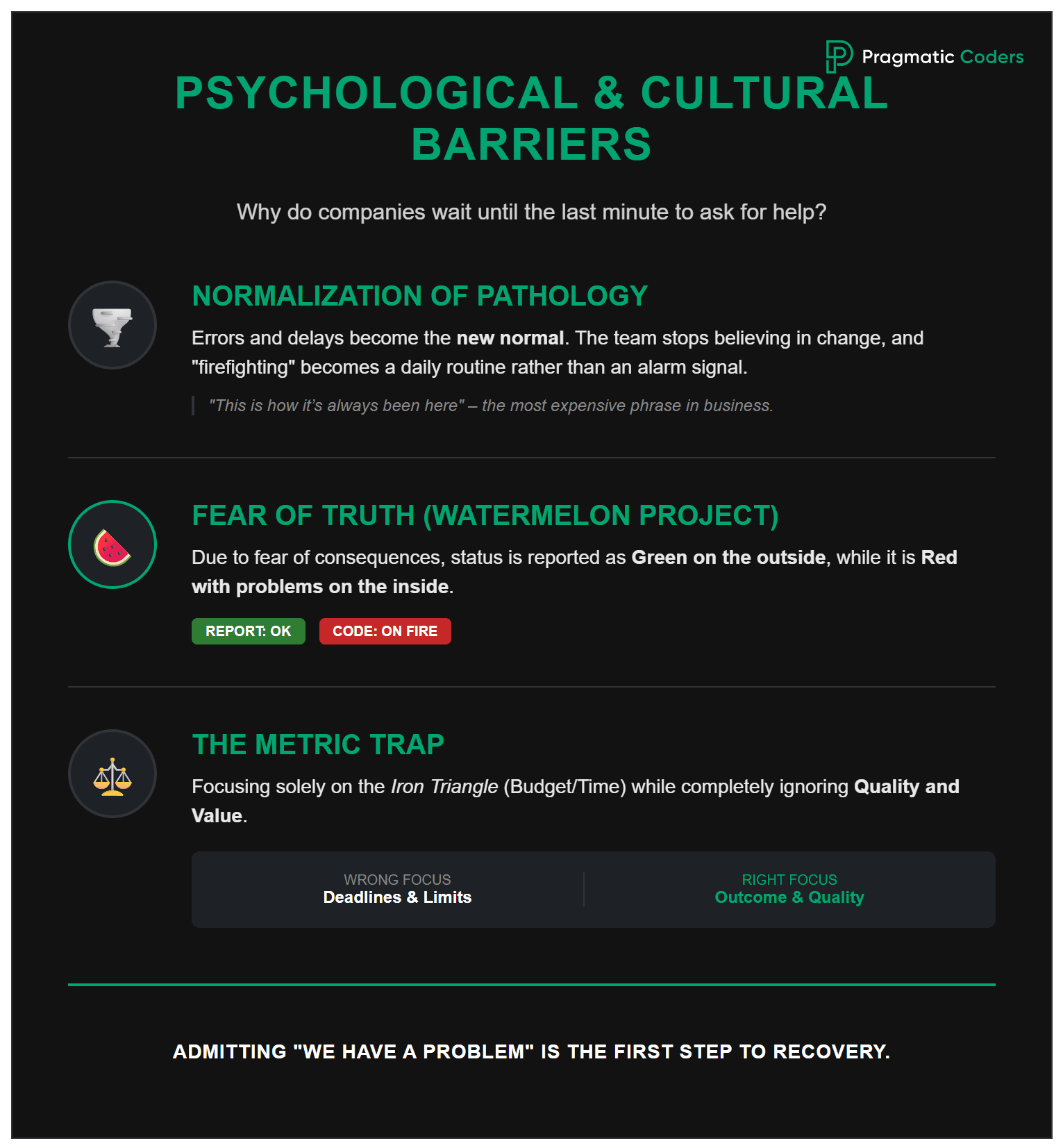 psychological & cultural barriers