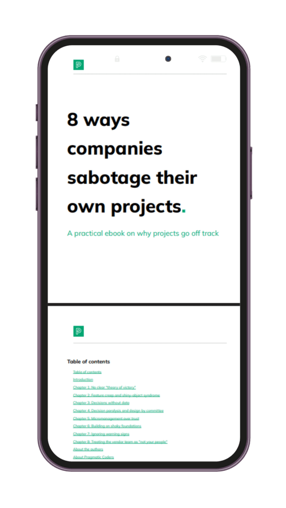 Ebook 8 ways companies sabotage their own projects