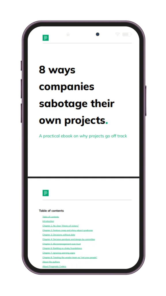 Ebook 8 ways companies sabotage their own projects