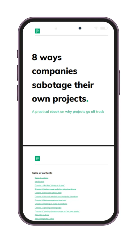 Ebook 8 ways companies sabotage their own projects