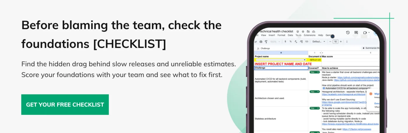 Technical Health Checklist - why IT teams underperform 1