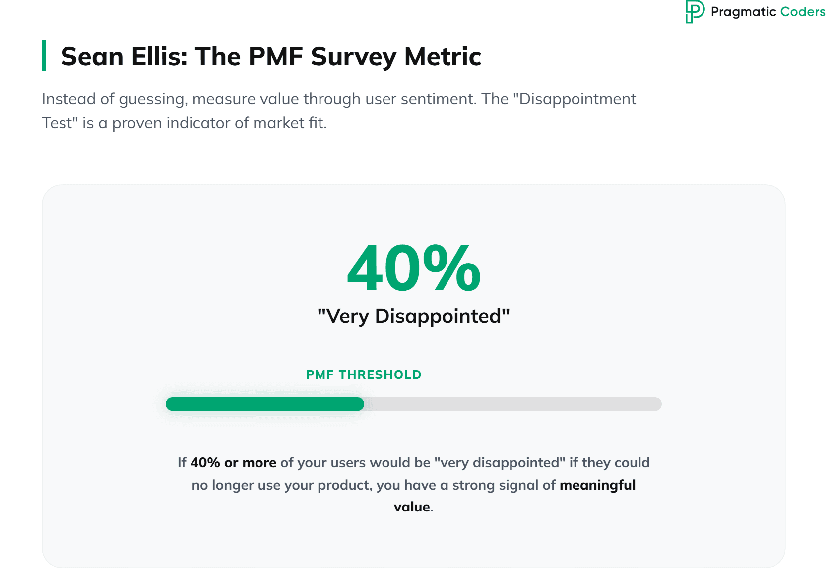 sean ellis product-market fit