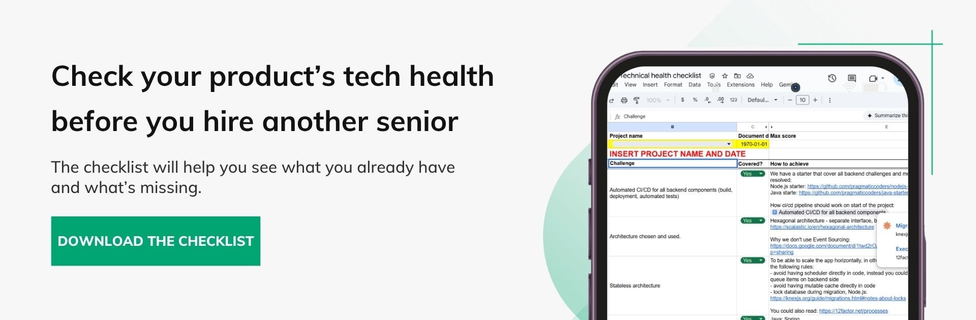 Check your product’s tech health before you hire another senior